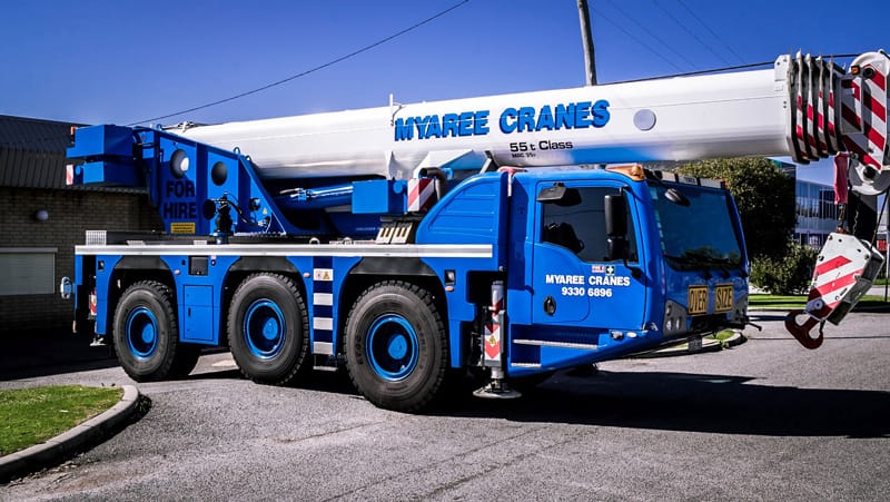 The De Mag - All Terrain Terex 3160 Challenger De Mag Slewing Crane - 55 Tonne - Myaree Crane Hire