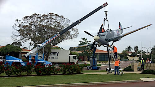 Myaree Crane Hire Perth Lifting a Plane